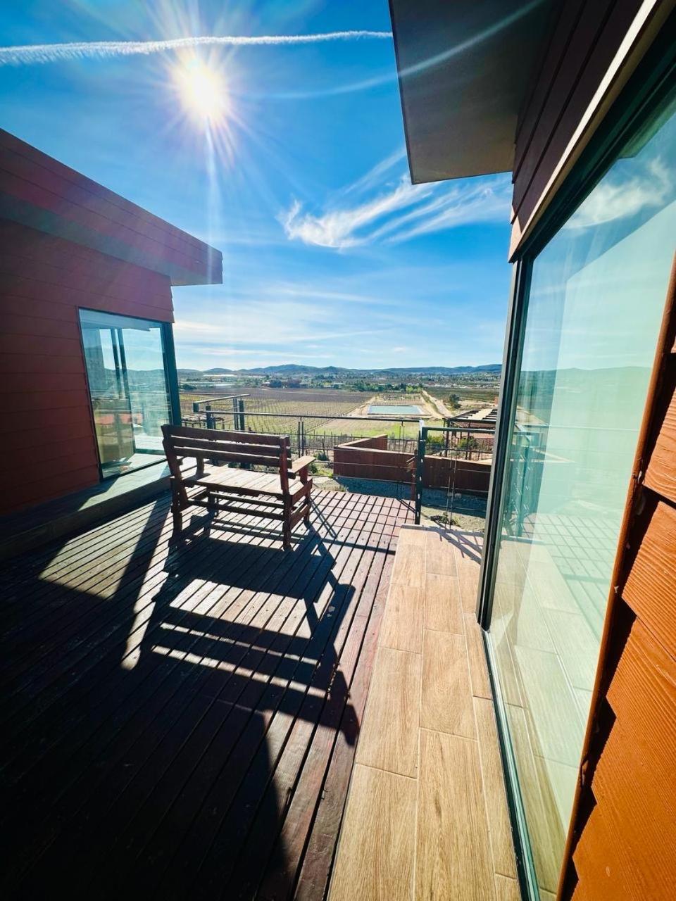 Siempre Valle Hotel Boutique Valle de Guadalupe Eksteriør bilde
